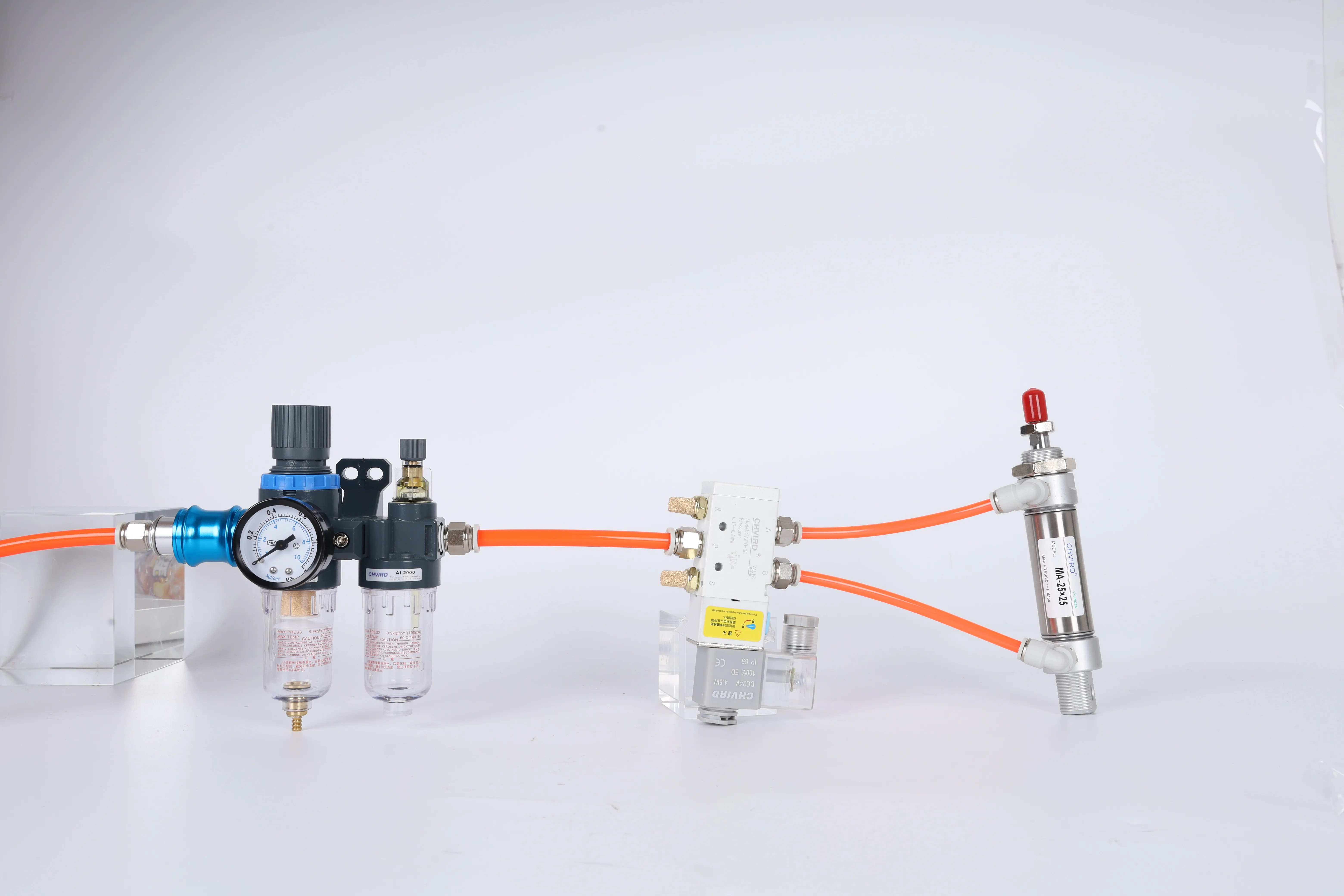CHVIRD brand Pneumatic FRL Unit Air Filter Regulator Air Source Treatment AC2000-02