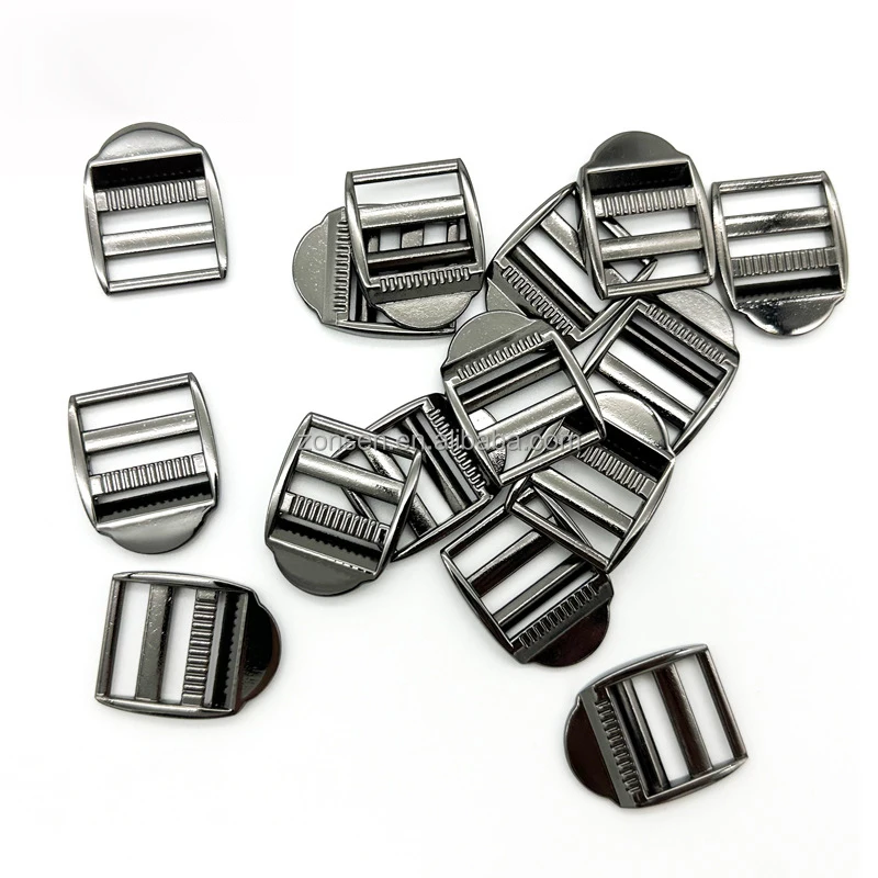 In Stock KAM 20mm Zinc Alloy Backpack Strap Buckle Adjuster Hardware Bag Accessories Metal Ladder Buckle