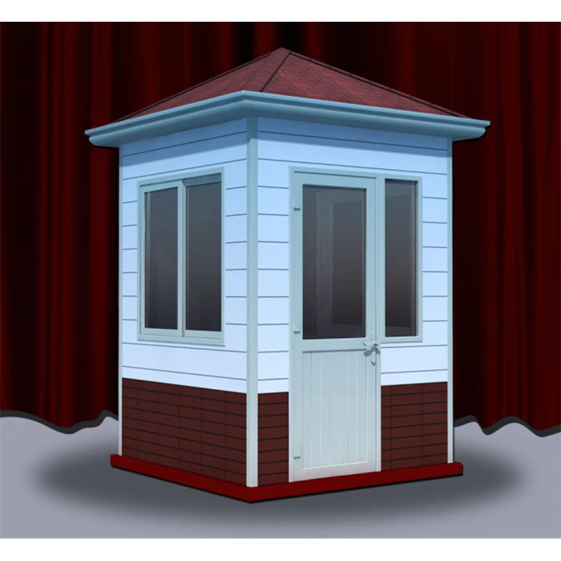 BBDHOME Mobile Outdoor Public Security Guard Modular Outdoor Color Steel Customized Fiber Glasssentry Box guard house