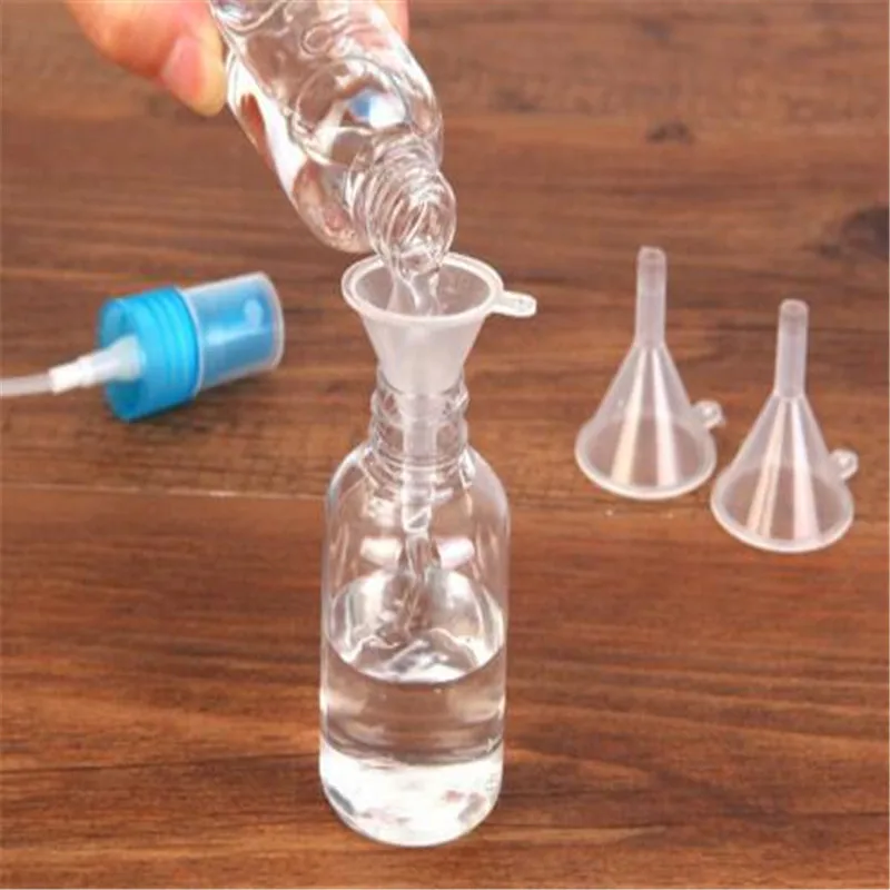 Plastic Mini Funnels For Kitchen Household Cosmetic Perfume Liquid Dispensing Funnel New Measuring Tools H449