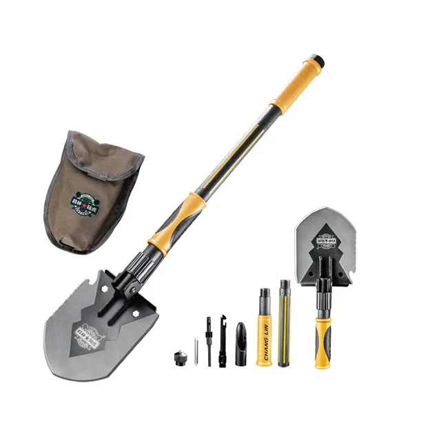 Tools Metal Spades Carbon Steel Round Point Flat Drain Digging Metal Garden Shovel Spade With Handle