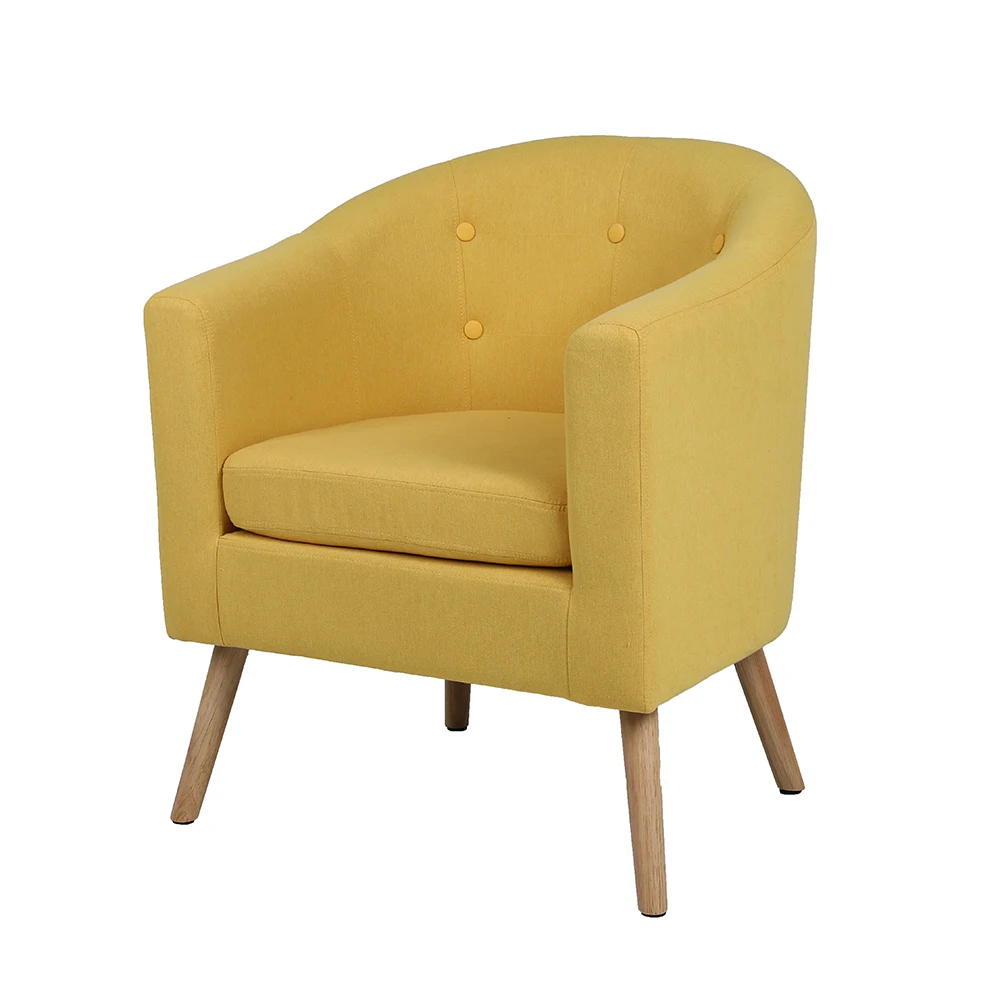 Hot Sales single Seat Living Room Furniture Sofa Modern fabric Sofas simple Upholstered Furniture for Hotel