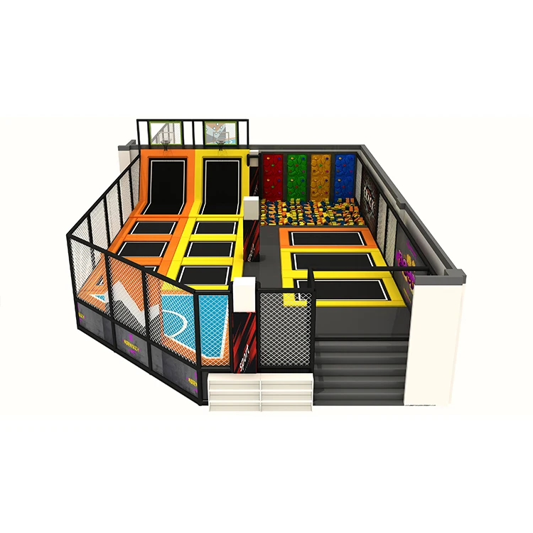 Commercial Jump Trampoline Indoor Trampoline Parks Equipment Bungee Trampoline Park for Kids And Adults