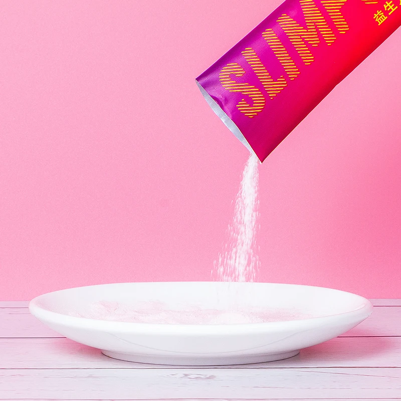 Wholesale Hot Sale Flat Belly Healthy Prebiotic Solid Drink Fruit Flavor Slimming Powder