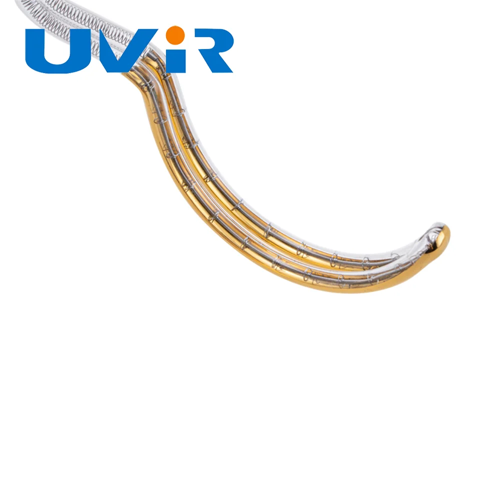 UVIR OEM Half-gold reflector IR Heater Lamp Quartz Infrared Heating Element
