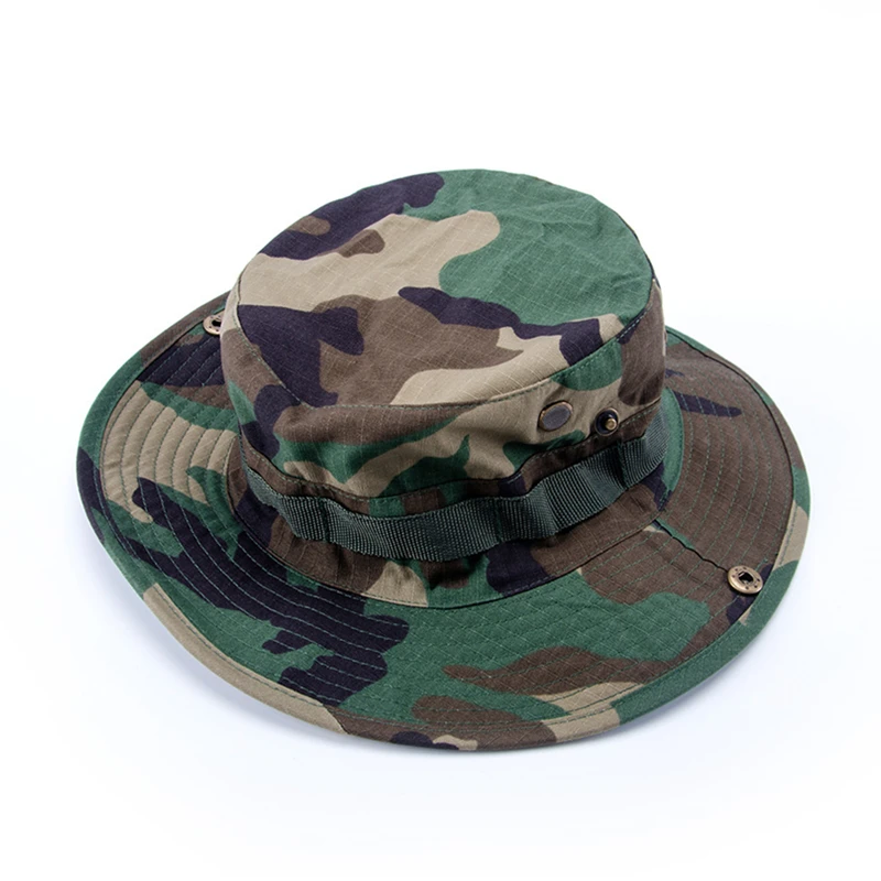 ESDY Tactical Outdoor Fisherman Hunting Bucket Wide Brim Tactical Camo Hat
