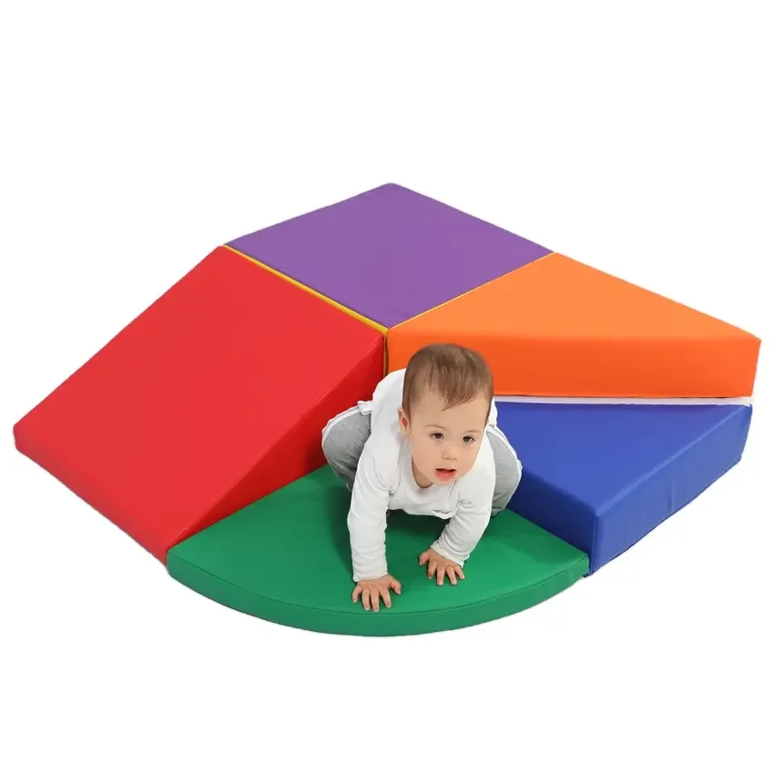 Eco friendly children soft play equipment big building blocks kids soft climbing set