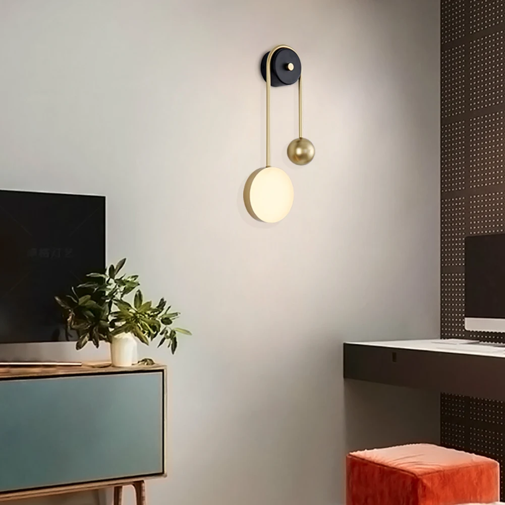 Luxury Villa Hotel Loft Wall Lamps Round Combo Wall Lighting LED Acrylic Modern Indoor Hot Selling Factory 2023