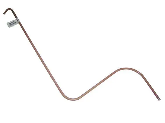 
L-shape wire retaining spring 