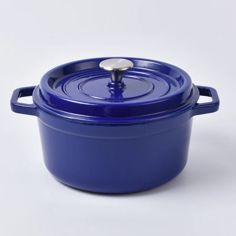 Cast Iron Pot Enamel Pot Wholesale Stew Amphora Soup Pot Non-Stick Pan Household Iron Cast Cookware Sets