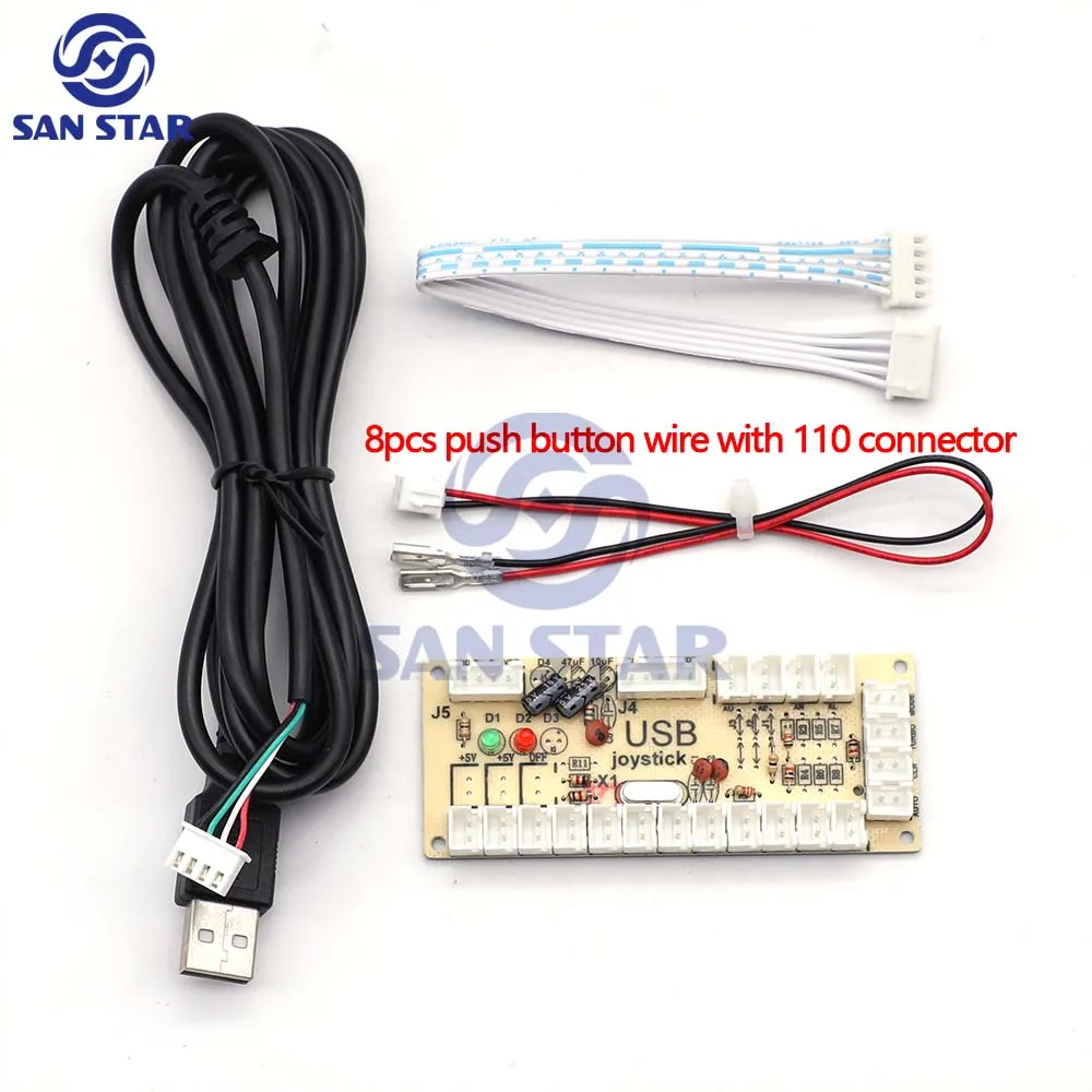 USB-контроллер с нулевой задержкой аркадный usb-кодировщик контроллер в течение 7 дней кнопочный
