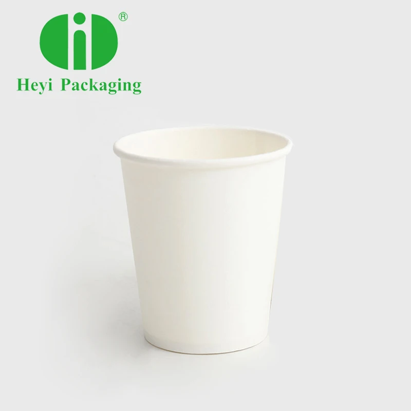one time 530ml compostable cold water coffee paper cups biodegradable