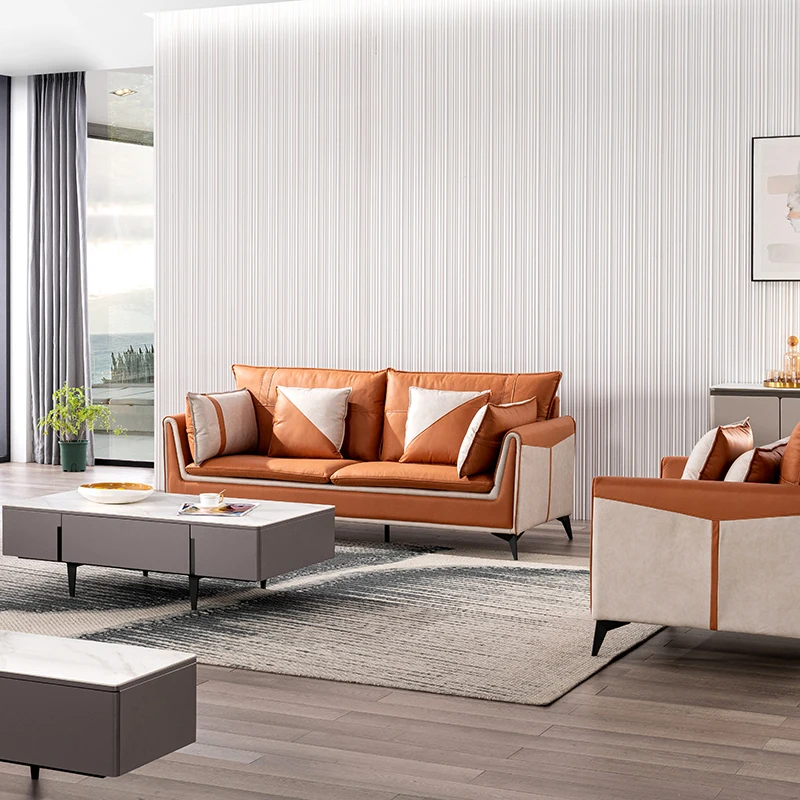 Home Luxury Fabric Modern Italian Design Velvet Living Room Sofa Set Furniture