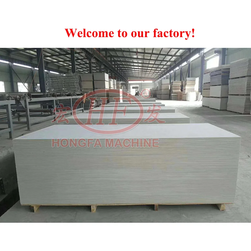 Fiber Cement Board Making Machine Cement Making Machinery Manufacturing Plant Calcium Silicate Wall Panel Production Line
