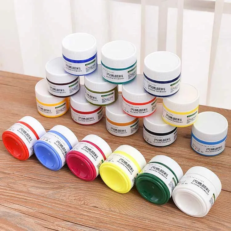 Acrylic Paint 100Ml Wall Painting Hand-Painted Diy Paint Silver Gold Textile Waterproof Acrylic Painting Paint