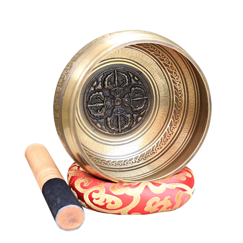 Wholesale Yoga & Meditationt Tibetan Singing Bowl Nepal Handmade Buddhist Singing Bowls Set