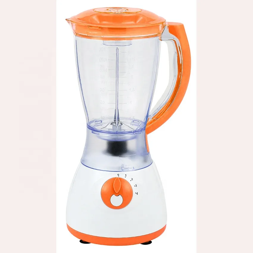 Household plastic mixer with dry grinding Multifunctional mixer Grinder Fruit and vegetable juicer 4 Speed and pause blender