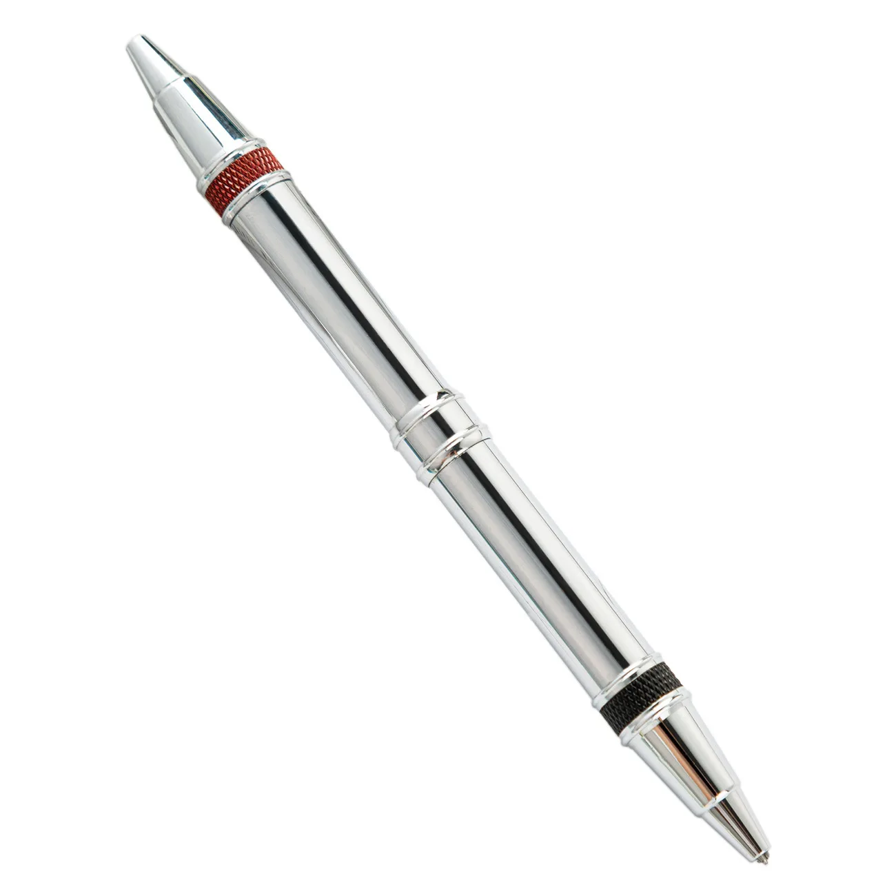 2023 New Design Innovative Two Head Ballpoint Pens With Logo Customized Metal Gift Ball