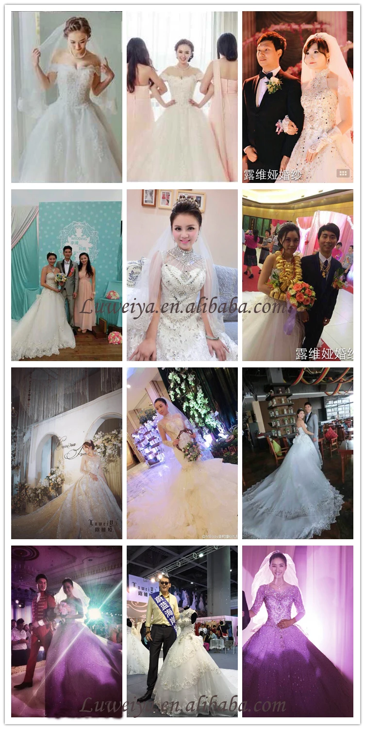 Hochzeitskleid Maternity Dresses Princess Women Ball Gown Beaded Shoulder Wedding Dress Bridal Gowns With Royal Train