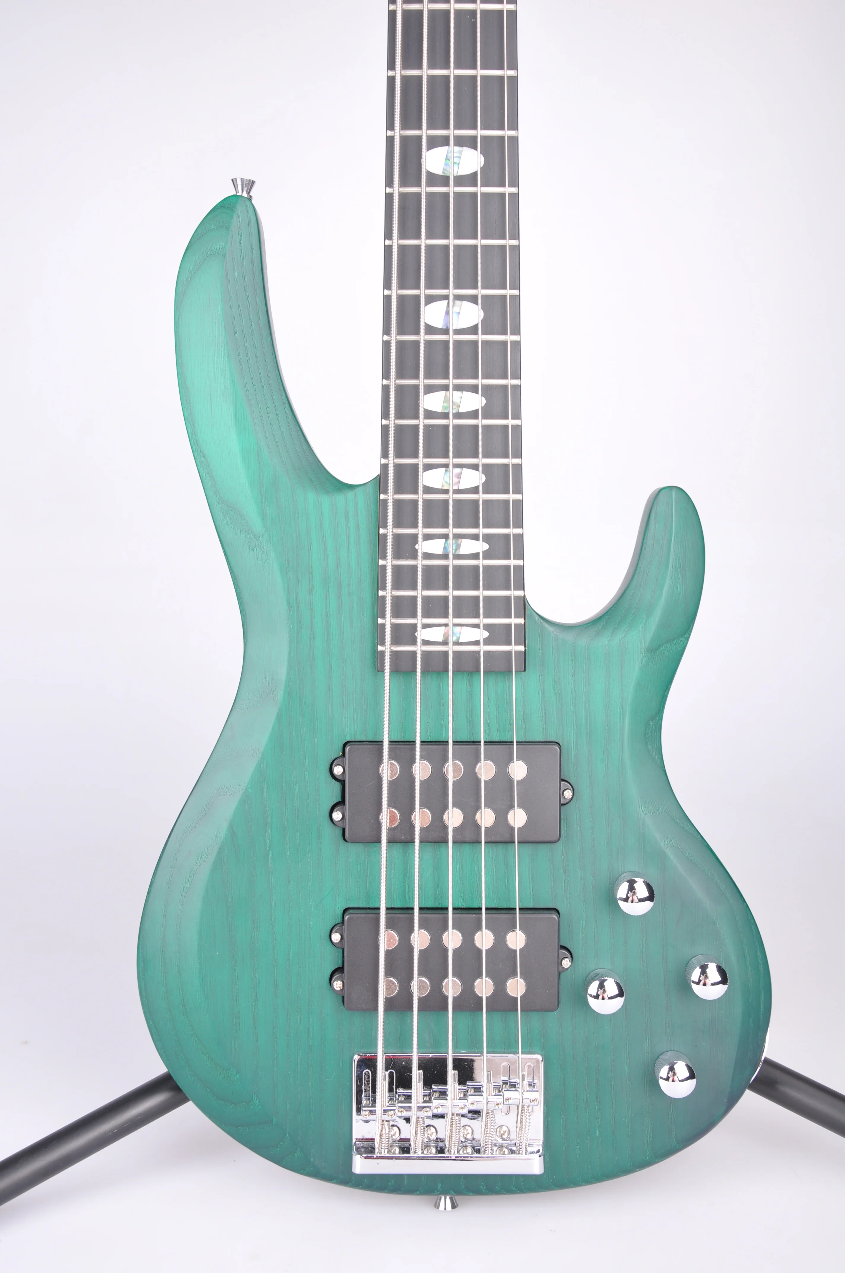 EBS715-1 Black Richlite Fingerboard Wholesale Cheap 5 Steel String Electric Guitar Bass Guitar