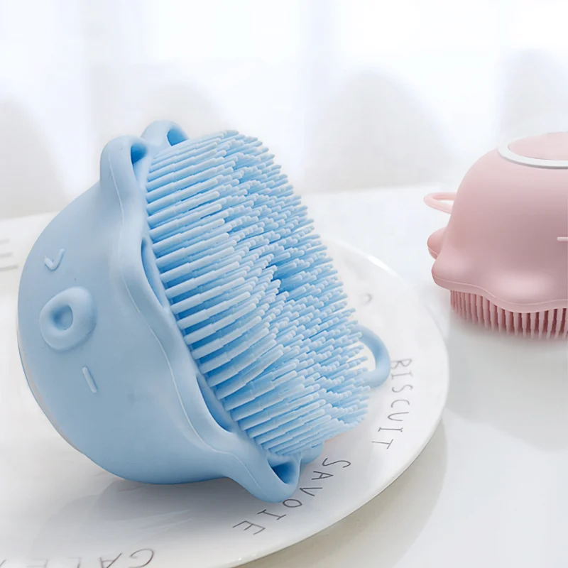 New Product Can Be Installed Shower Gel Body Ball Scrubber Silicone Body Scrubber Belt Baby Bath Shower Brush