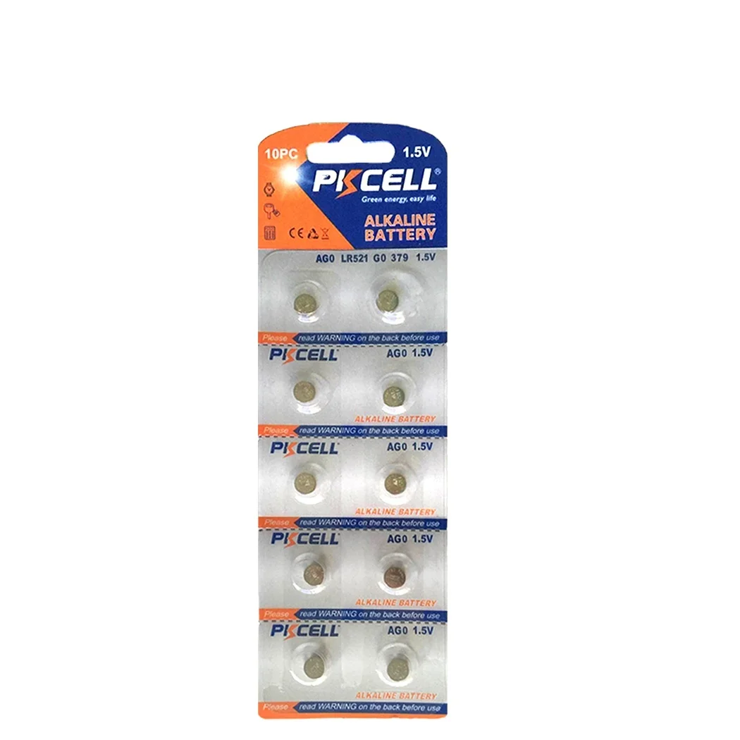 Hot selling items watch battery AG0 LR63/179/521 alkaline button battery 1.5V coin cell