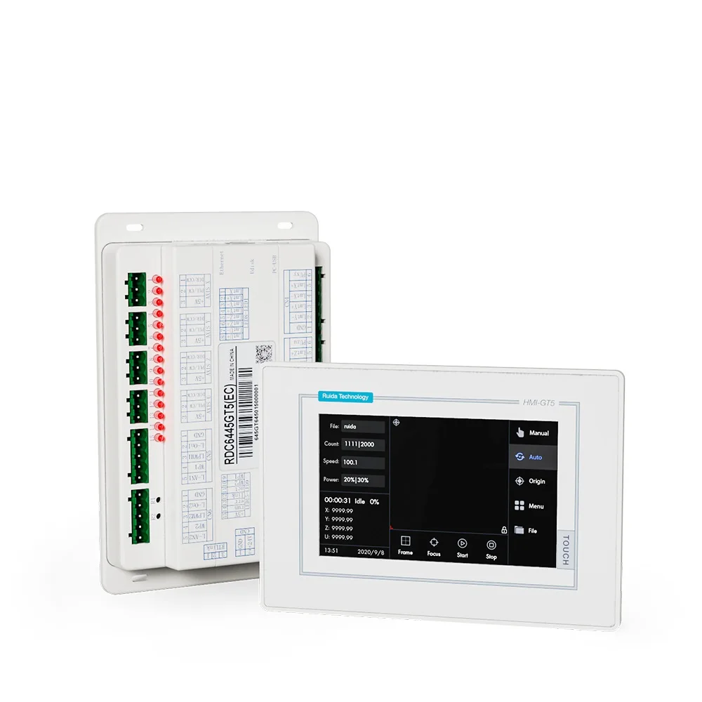 Good-Laser Ruida RDC6445GT5 CO2 Laser Engraving and Cutting Machine Controller with Key Flim/Mainboard/Panel