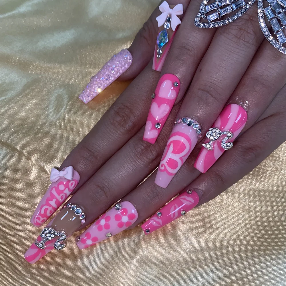 Nail supplier High Quality Free shipping Acrylic material Handmade False Nails Press On Nails