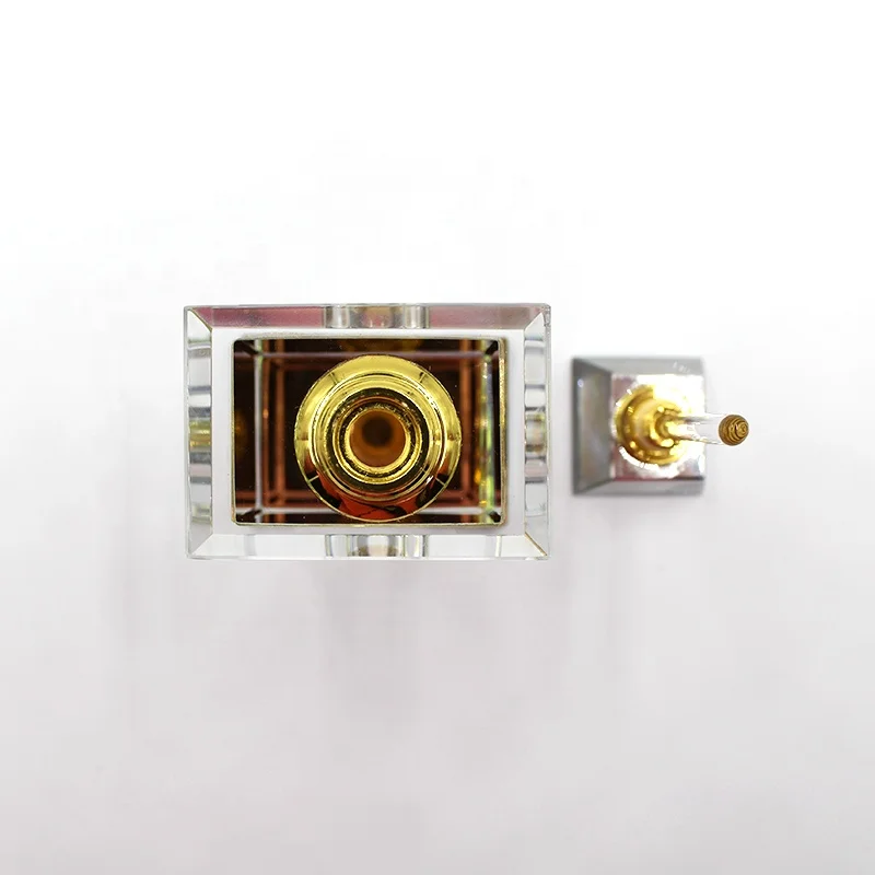 Angel Modern Gemstone Stone Luxury 3ml 6ml 15ml AB K9 Crystal Perfume Bottles Purple Amethyst Cluster Glass Perfume Bottle