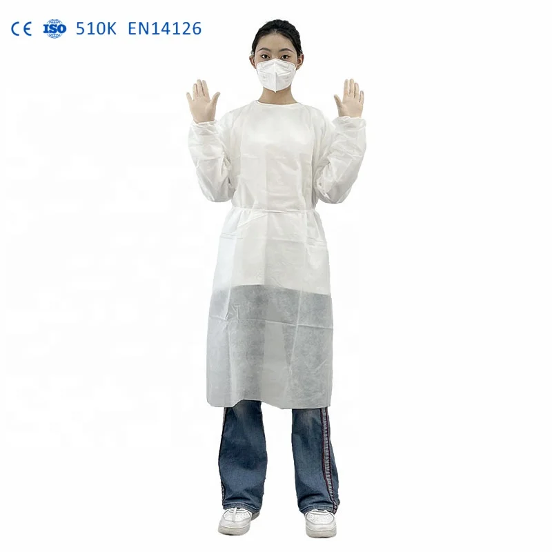 High quality ASTM F1671 disposable surgery gown 40g medical uniforms Medical for Hospitals 510K