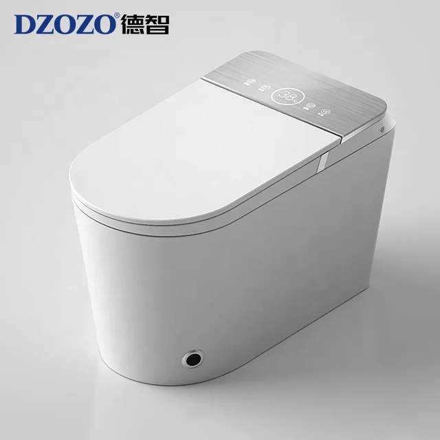 Wholesale Price White One piece S trap Sink Combo Bidet Attachment Intelligent Smart Toilet