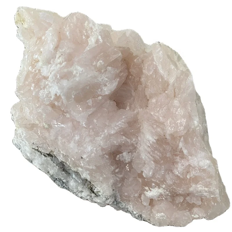 Natural Decorative Crystal Quartz Mineral Specimen Rough Pink Calcite Raw Calcite