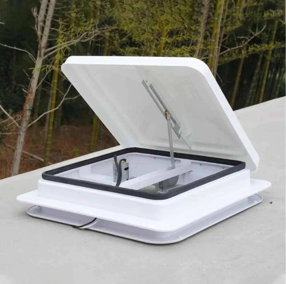 14 inch RV trailer roof vent universal rv roof vent cover 12V motor rv roof vent cover replacement lid
