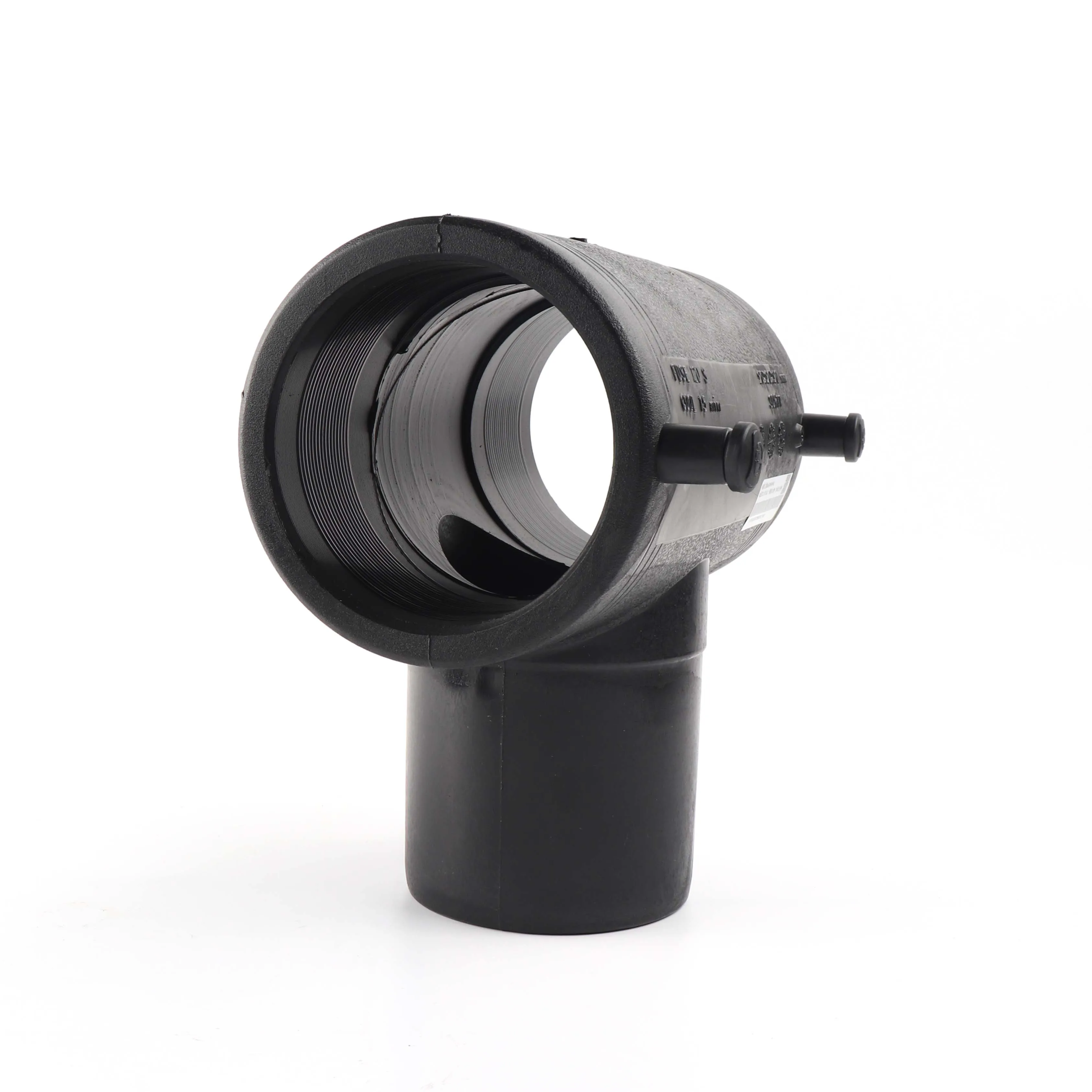 DN160*63*160 PE HDPE Pipe Electrofusion Fittings Electro Fusion Reducer Reducing Coupling