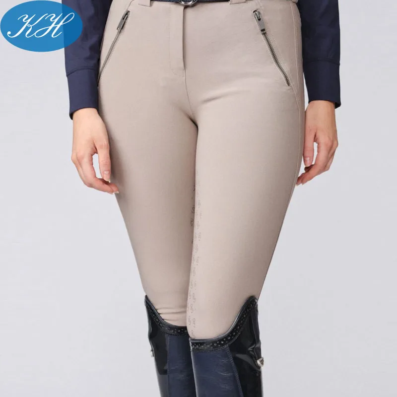 Новинка от производителя одежды для конного спорта KH, силиконовые Бриджи на все сиденья, штаны для верховой езды Jodphurs