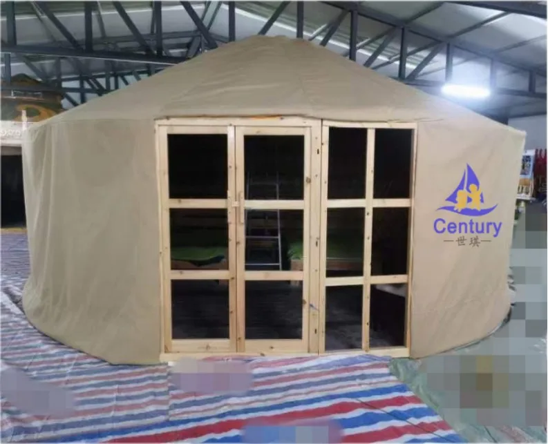 Столетие/SHIQI Ger бамбуковая юрта с 4 сезоном