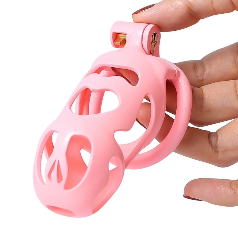 Привидение 3D печать Мужской Пояс верности член клетка на пенис пластиковое запираемое устройство кольца на пенис секс-игрушки для мужчин VS Кобра клетка