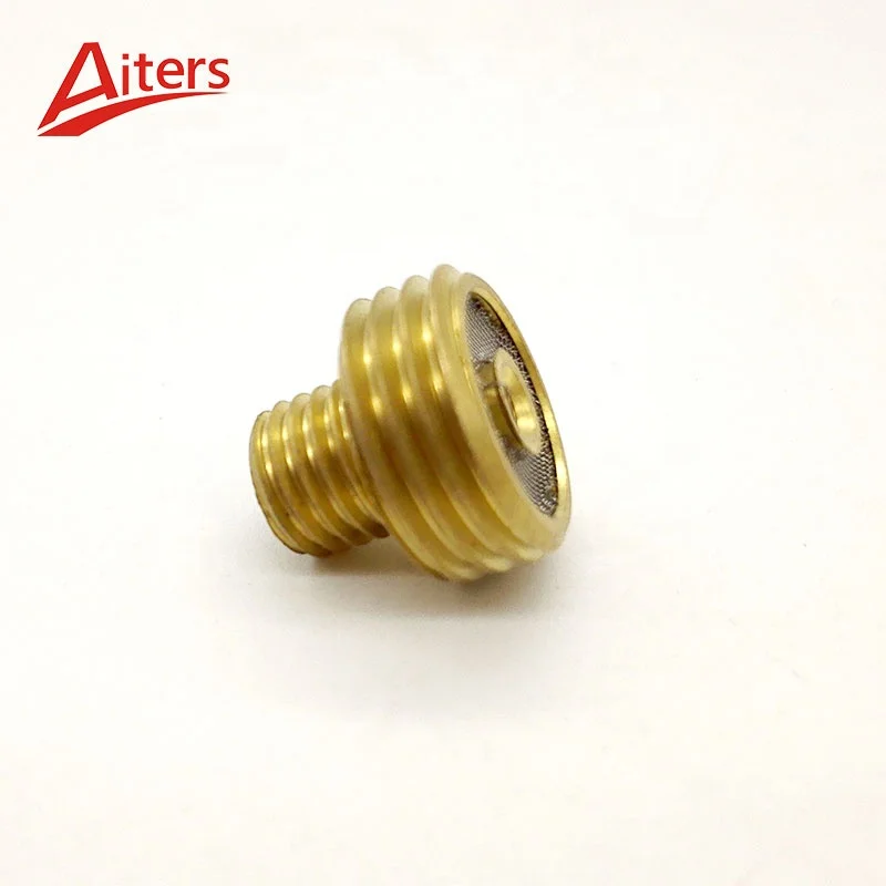 Mini Dia.Gas Lens for WP24 TIG Gas Lens Copper Mini Dia.Collet Body  WP24 Torch Spare Parts Gas Lens
