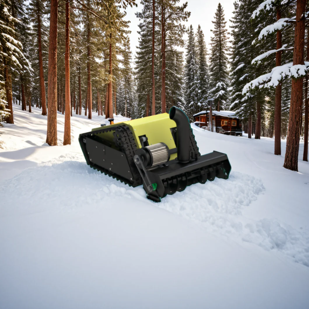 Снегоочиститель с дистанционным управлением