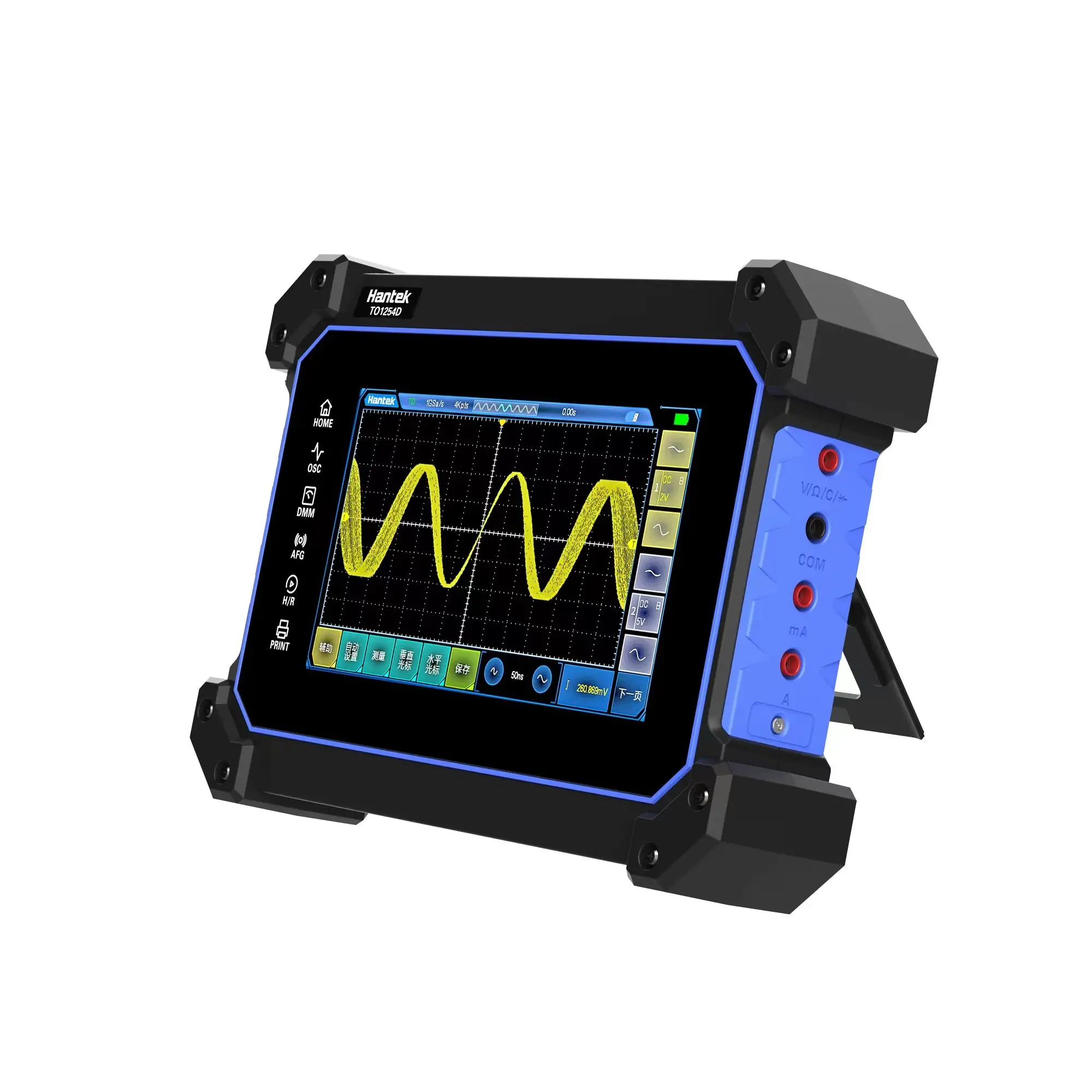 Multi-function Full Touch Screen  TO1112  111MHz Bandwidth 250M Sa/s Sampling Rate 8M Storage depth  Tablet Digital Oscilloscope