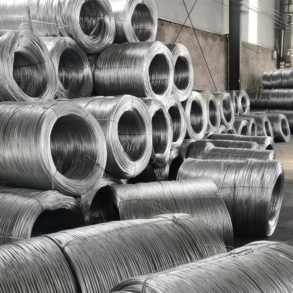 Низкоуглеродистая сталь Q195 8-28 #25 кг на катушечную проволоку, горячеоцинкованная/электрожелезная проволока для продажи