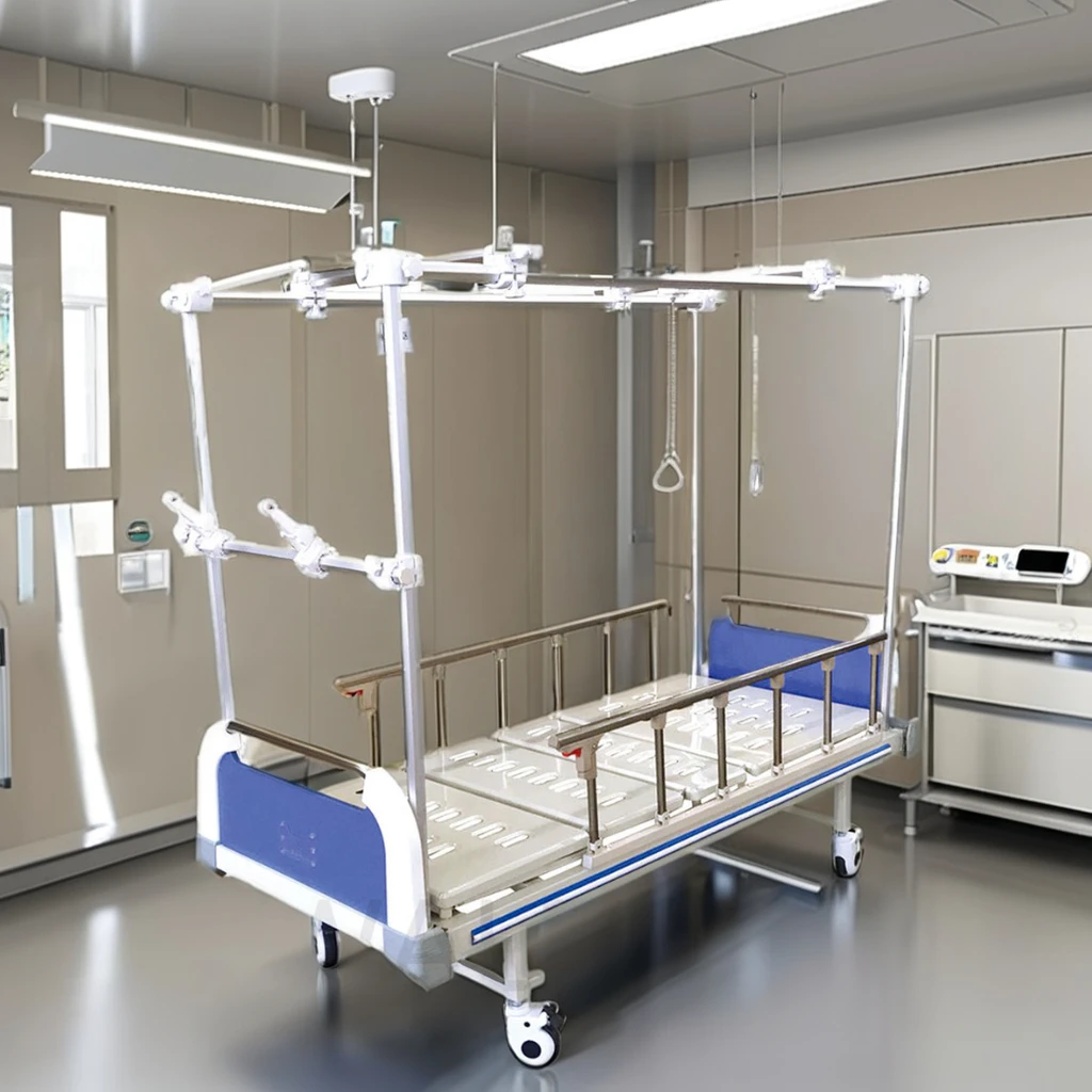 HDP-A03 Hospital Furniture Medical Orthopaedics Traction Frame Bed For Patients