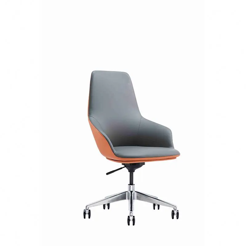 latest new luxury  modern leather chair genuine leather leisure chair leather chair living room