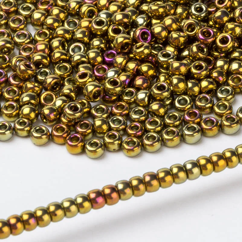 
 Taidian Радужный цвет 2,0 мм 11/0 5 г/лот браслет ожерелье бусины для изготовления ювелирных изделий японский TOHO металлические бусины  