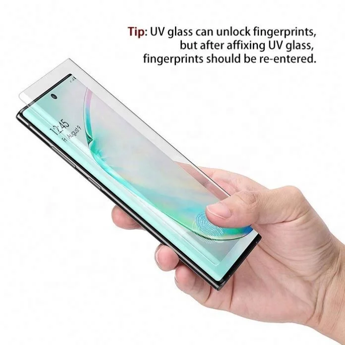 LKG Glass Ultra Curing Film Glue Anti Phone S22 Tempered 3D Mobile Note Machine Curved 10 9 Uv Screen Protector For Samsung