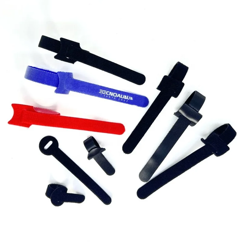 Cable Wire Management Tape Fastener Adjustable Reusable Double Side Back to Back Hook and Loop Cable Ties