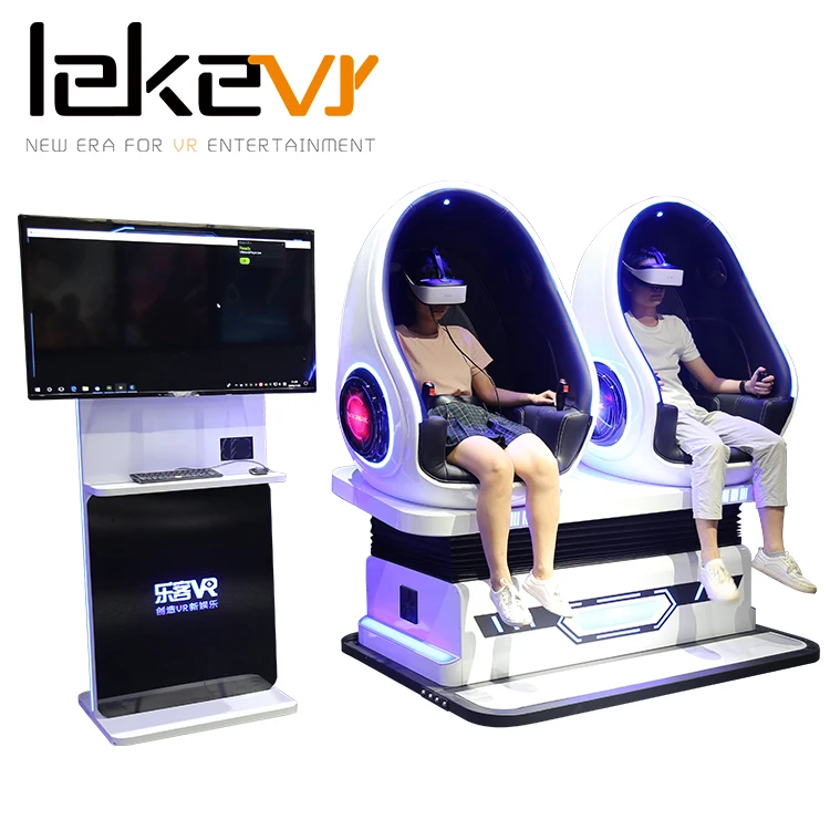 
2020 New Vr Technology Leke Vr 9D Virtual Reality 9D Egg Chair Simulation Rides For Vr Theme Park 