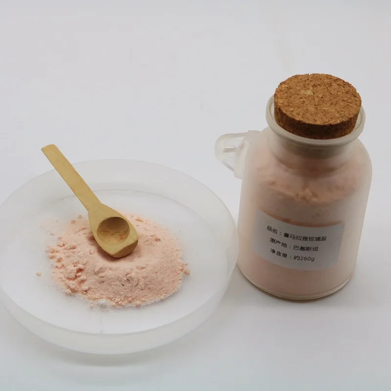 
Wholesale canned bath salt Himalayan rose salt Hongze watercolor foot bath hot spring bath salt 