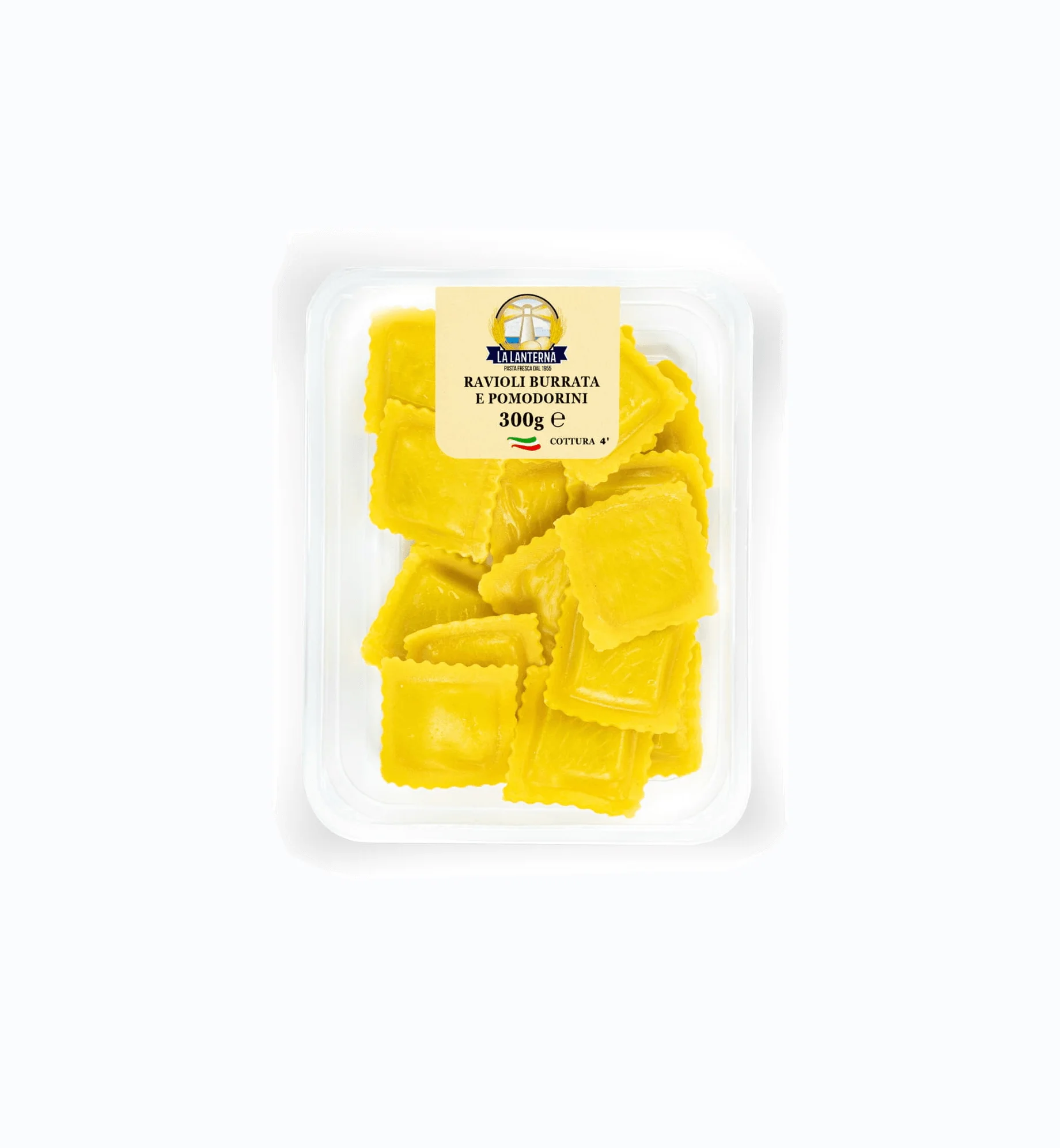 Top quality Authentic Italian recipe Fresh Ravioli with burrata and cherry tomatoes Traditional Pasta for  Export