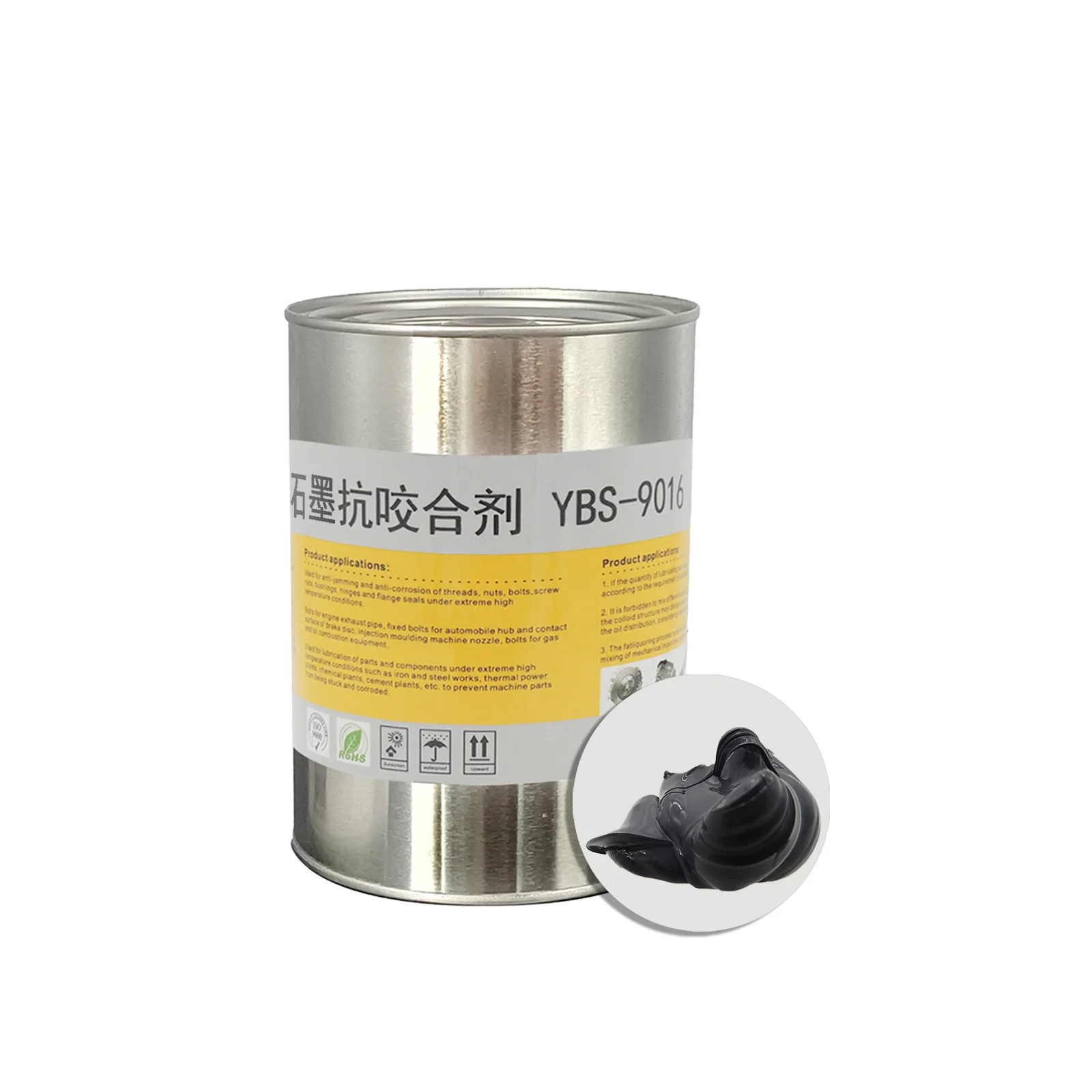 P-37 high-temperature graphite anti-seize lubricant for nuts bolts and screws of combustion turbines instead of MOLYKOTE